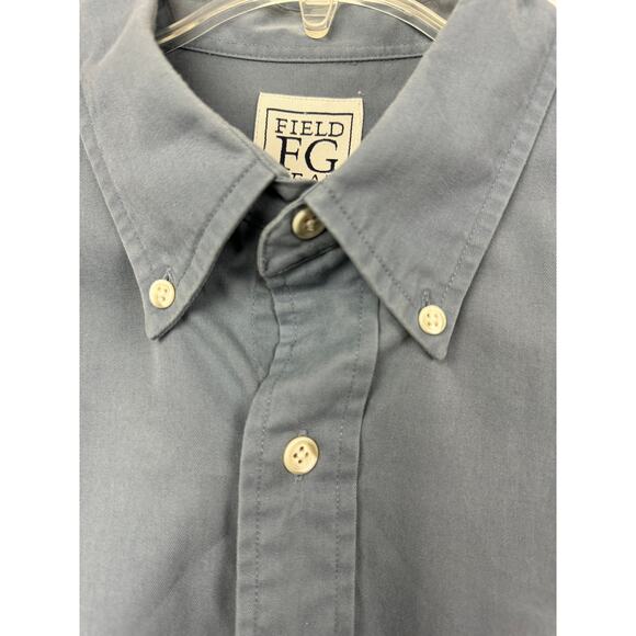 Men's Field Gear Long sleeve Blue Shirt, Sized M - Picture 3 of 8